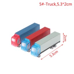 1:100-200 Dollhouse Miniature Car Truck Container Model Car Toy Doll Decor Toy игрушки для детей miniature items