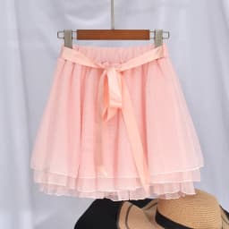 A-Line Skirt Women's Summer New Sle Chiffon Se Pants Small Size Trendy f Skirt High Waist Sweet Fairy Skirt