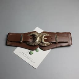 PU Leather High Elastic Wide Belt for Women Stretch Waist Belt for Dress Autumn Stretch Women Belts White Red Pearl Buckle Belt