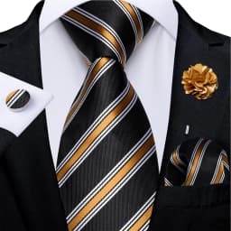 Floral Pink Ties For Men Wedding Party Man Tie Handkerchief Brooch Cufflinks Set Men Accessories Gravata
