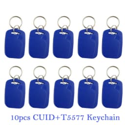 RFID Changeable Dual Chip Magic Card 125Khz T5577 EM4305 Clone Key 13.56Mhz CUID Gen2 Rewritable Copy Token IC ID NFC Tag