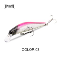 Kingdom Hot Selling Jerkbaits Lures 60mm 6g 80mm 9g 105mm 18.6g Sinking Minnow Swimbait Isca Artificial Bait Fishing Wobblers