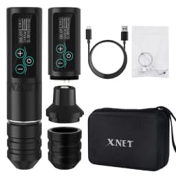 XNET Vane Wireless Tattoo Pen Machine Powerful Brushless Motor with Touch Screen Battery Capacity 2400mAh for Tattoo Artists