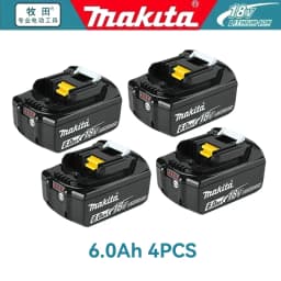 Makita 18V LXT 6.0Ah Lithium Ion Battery For BL1850 BL1860 Cordless Drill Angle Grinder Power Tool With LED Indicator