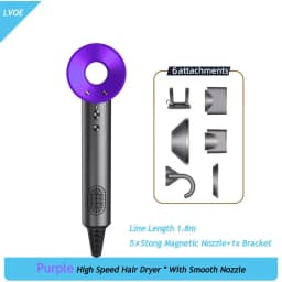 High-Speed Hair Dryer High-Power Negative Ion Hairdryers For Home Hair Salons Hair Care Hot/Cold Air Blow Dryer Free Shipping