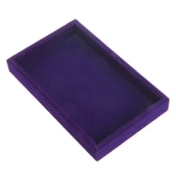 Stackable Velvet Jewelry Trays Organizer Jewelry Storage Box Display Trays Showcase Holder Closet Dresser Drawer