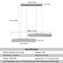 Vetrulus Crystal Ceiling Chandelier Living Room Ceiling Lamp Modern Luxury Chandeliers Lighting Pendant Light Room Decoration
