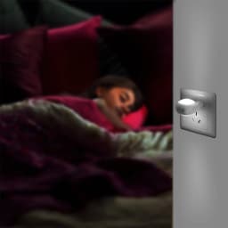 Mini Led Light Switch Socket Snail Night Light Sensor Control Light Mini Auto Night Lamp Wall Lamp for Baby Kids Bedroom EU Plug