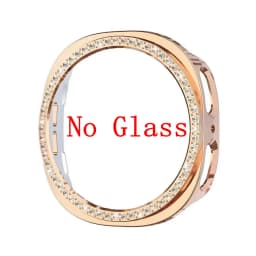 Cute Diamond Hollow PC Case For Samsung Galaxy Watch 9 40mm 44mm Protective For Galaxy Watch 8 44mm Cover Accessories No Glass