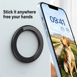 Magnetic Ring Holder For iPhone 14 13 12 Magnet Wall Mobile Phone Holder Magnetic Car Phone Stand for Magsafe Case iPad Tablet