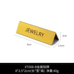 Jewelry Exhibitor Set Display Stand Beige Props for Jewelry Store Counter Window Display Necklace Earrings Organizer Showcase