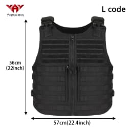 YAKEDA Adjustable Shoulder Strap Quick Release Buckle Hunting Tank Top MOLLE Expansion with Hidden Pocket