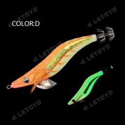LETOYO luminous 3 colors squid bait squid jig eging Artificial bait Webfoot octopus egi lure cuttlefish fishing lures squid hook