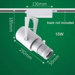Theater Stage Zoom Spotlights, LED Focus Logo Projector Track Lights,Industrial Gobo Lights for Company Restaurant Store Wedding