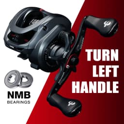 Seasir Commando Power Baitcaster Reel High Speed Gear Ratio 7.1:1 Drag 9kg New Generation Drag Clicker Fresh Saltwater Fishing