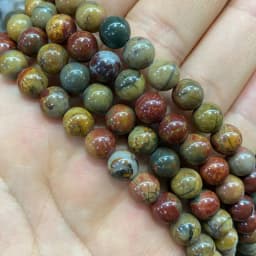Natural Stone Amethyst Green Jade Agate Rose Quartz Apatite Turquoise Round Bead for Jewelry Make Diy Women Bracelet Accessories