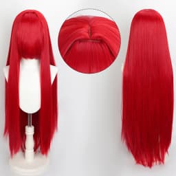 100cm Colourful Wig Long Staight Cosplay Anime Costume Party Wigs Synthetic Heat Resistant Wig