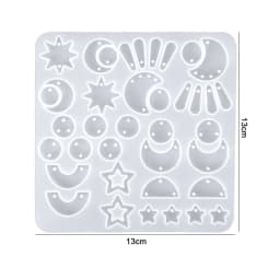 Earring Pendant Silicone Mold Epoxy Resin Mixed Style Jewelry Making Casting Molds DIY Charms Pendant Mould Creative Craft DIY