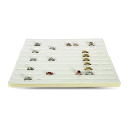 Hundred Positon Ring Display Mat Ring Storage Props Jewelry Tray Inner Liner Jewelry Box Insert Pad DIY Sponge Mat 33.5*22.5*1cm