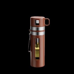 520ML Glass Tea Water Bottle With Tea Infuser High Borosilicate Glass Tea Water Separation Water Cup Travel Filtering Tumbler