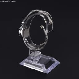 10CM Plastic Wrist Watch Display Rack Holder Sale Show Case Stand Tool Clear Jewelry Packaging Total Height Watch Display Stand