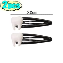 Creative Simulation Teeth BB Clip Cute Bangs Fixed Decorative Hairclip Y2K Girl Sweet Hair Clip Kawaii Hairpins Hair Accessories