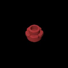 Gobricks GDS-1436 Plate, Round 1 x 1 with Flower Edge (5 Petals) compatible with lego 24866 pieces of children's DIY