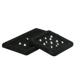 Diamond Velvet Jewelry Display Tray Ring Ear Studs Storage Tray Necklace Bracelet Pendant Storage Display Tray