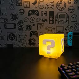 Anime LED Question Mark Night Light with Music Function USB Rechargeable Bedroom Lamp Holiday Gift