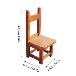 1:12 Dollhouse Mini Park Table Chair Miniature Bench Stool Rocking Chair Dolls House Furniture Accessories Kids Pretend Play Toy