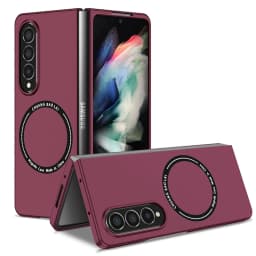 Magnetic Wireless Charging Case for Samsung Galaxy Z Fold 3 4 5 Magsafe Cover Cases Shockproof and Anti fingerprints Fold6 Case