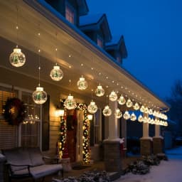 1pc Fairy Curtain String Lights Christmas Wish Ball LED Wedding Holiday Garland Lamp for Home Room Party Decoration
