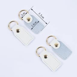 Hand Sewn Genuine Leather DIY Square Head Bag Pieces Replacement Strap Connectors Bag Buckle Accessories