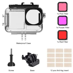 ACTION 5/4/3 Waterproof Case Diving Underwater Protective Housing Shell for DJI Osmo Action 5 PRO 4 3 Action Camera Accessories