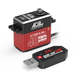 AGFRC A73BHLW V2 40KG 0.10Sec Superb Torque Brushless Waterproof Digital Servo For RC Models