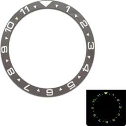 38x31.5mm C3 Green Luminous Ceramic Bezel Insert Fit for SKX007 SKX009 Watch Case NH35 NH36 Men Case Replace Parts Ring