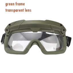 Tactical Glasses 2 Modes Airsoft Goggles Riding Eye Protection for Hiking Paintball Hunting Shooting Eyewear for FAST Helmets