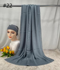 110colors Modal Hijab with Modal Undercap Set Basic Stretchy Pullover Headscarf Thin Breathable Sunscreen Head Wrap Hijabs Scarf