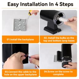 Outdoor Wall Light E27 LED Bulb Wall Light IP65 Waterproof Decor for Stairs Facade Lights Fixture Home Decor Lamp Wall Lighting