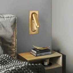 Modern LED Wall Lamp Embedded Wall Lamp Bedroom Bedside Living Room Study Indoor Reading Light Black/copper with USB Interface