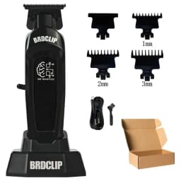 Professional Electric Hair Clipper BRD 106 with Base 7500RPM Hair Trimmer for Man DK-078 DLC Blade 7200RPM Barber Shop 2PC Set
