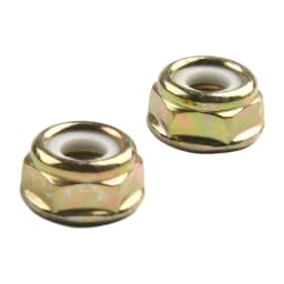 2PCS M10 X 1.25 Left Handed Thread Nut For Lawn Trimmer For Brushcutter With 17mm Wrench Opening For Consistent Performance Use
