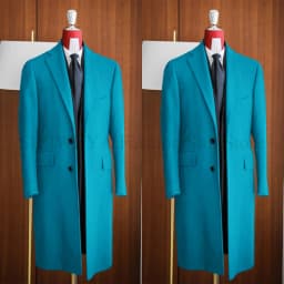 Simple Classic England Style Cotton Overcoat Men Thick Custom Made Single Breasted Pocket Coat Casual Winter Warm Jacket
