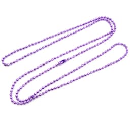 5pcs 1.5 2.0 2.4mm Length 65cm Gold Bronze Silver Colors Plated Ball Beads Chain Necklace Bead Connector For Charms Base Tray