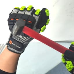New TPR Mechanical Anti-Impact Gloves CE Certified Level 5 Cut Puncture Resistant for Oil Mining Construction and Heavy Industry