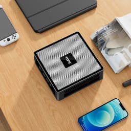 TOPC Mini PC Gamer, 13th Gen Intel Core I9-13900H/I7-13700H, 2xDDR5 RAM, 2xNVMe SSD, 2xLAN, Desktop Gaming Small Computer
