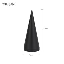 Black Metal Earrings T-Bar Stand Necklace Chains Ring Jewelry Hanging Holder Organizer Watch Counter Display Stand for Selling