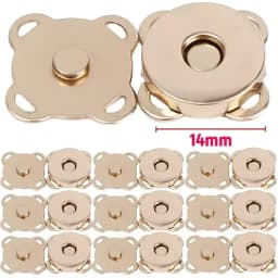 1-50set Magnetic Snap Fasteners Clasps Buttons Handbag Purse Wallet Craft Bag Parts Mini Adsorption Buckle DIY Craft Wholesale