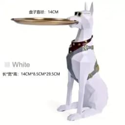 HotLarge, Creative, Floor-to-ceiling, Gentleman Dog, Ornament Light Luxury Living Room Decoration TV Cabinet, Home, Tray, New Ho
