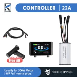 36V/48V 15-30A Waterproof KT Controller for Electric Bike with Light Function for Kunteng Ebike Accessories with Tf01u Display